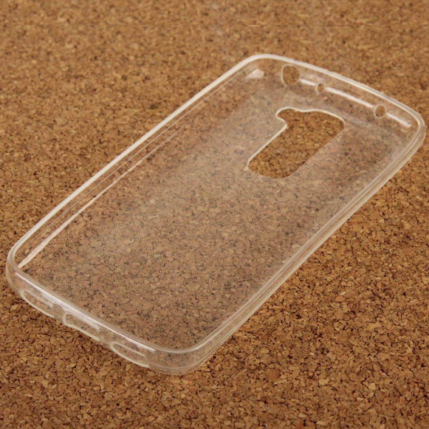 LG G2 mini Handyhülle Ultra Dünn Bumper Backcover Transparent