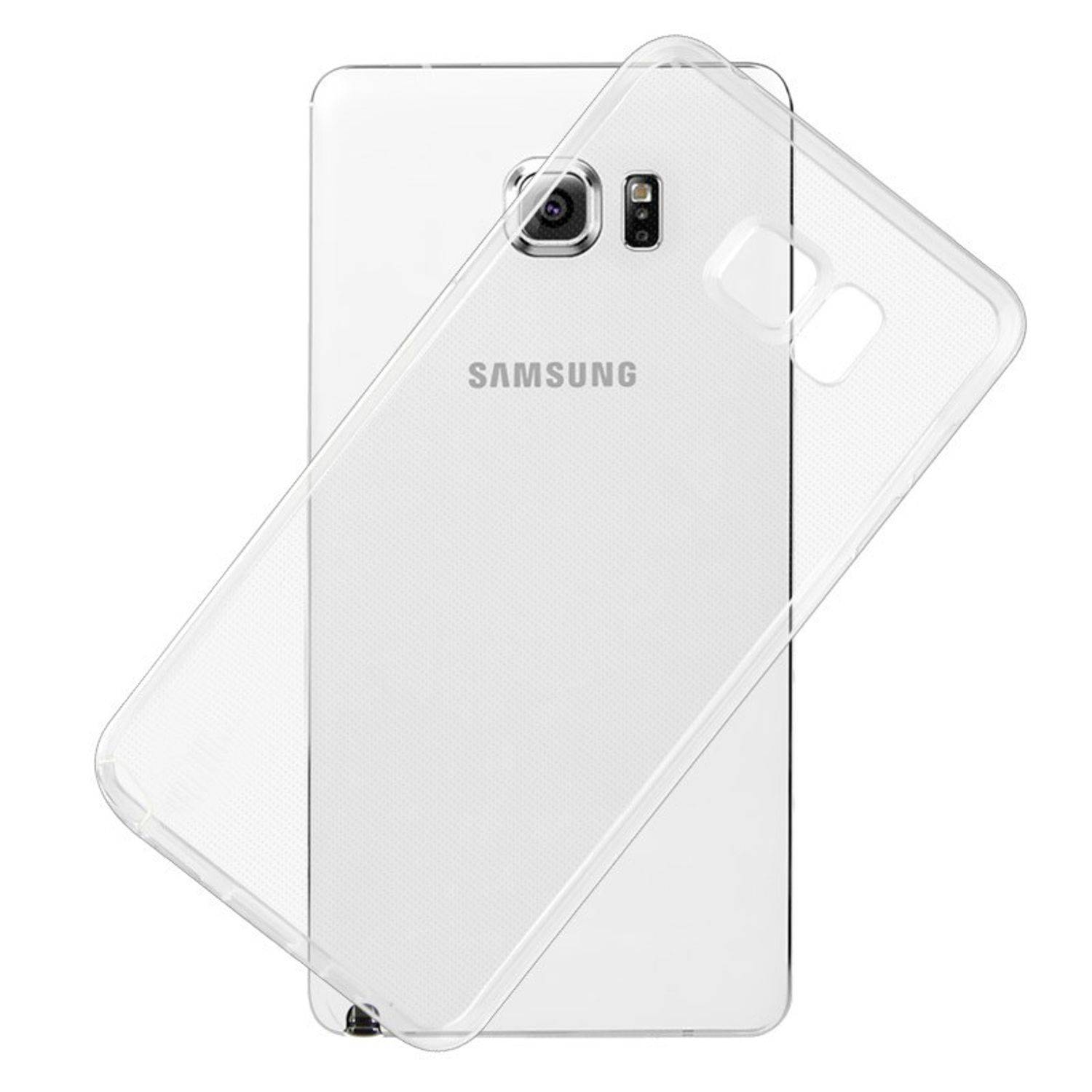 Samsung Galaxy Note 5 Handyhülle Ultra Dünn Bumper Backcover Transparent