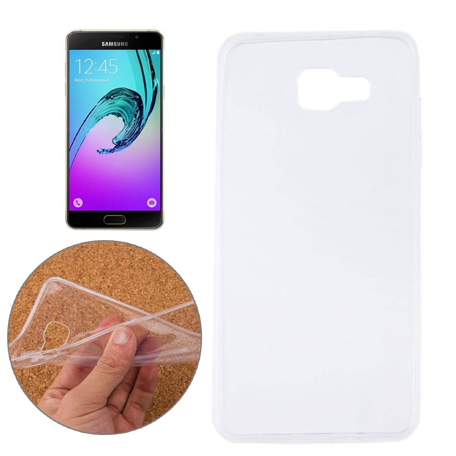 Samsung Galaxy A5 (2016) Handyhülle Ultra Dünn Bumper Backcover Transparent