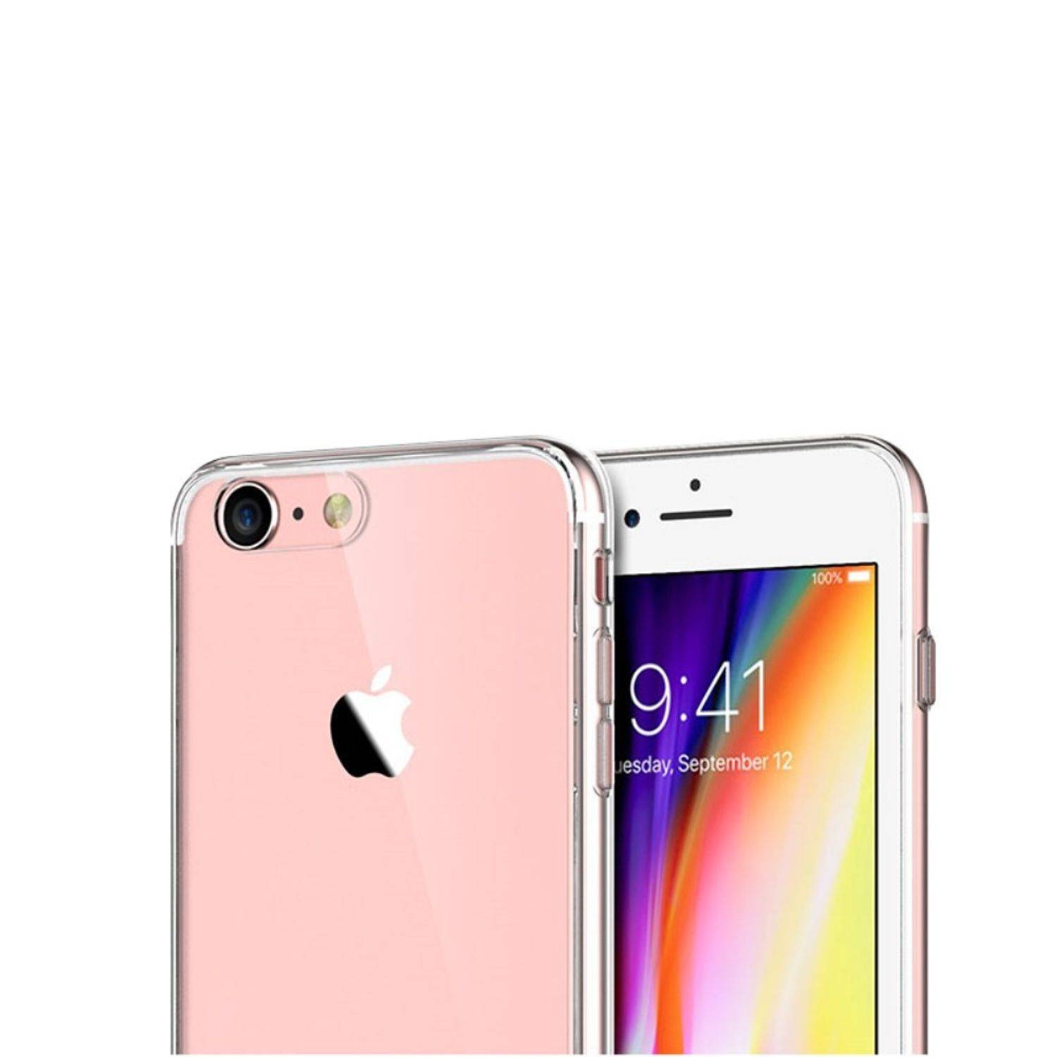 Apple iPhone SE 2020 Handyhülle Ultra Dünn Bumper Backcover Transparent