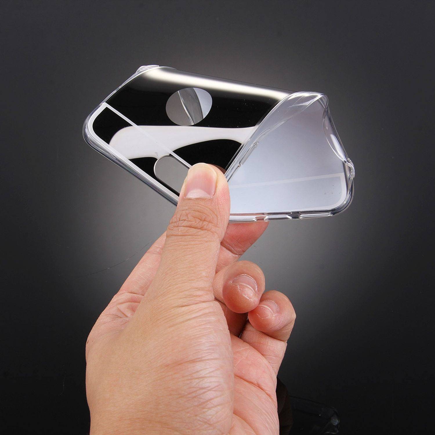 Apple iPhone SE 2020 Handyhülle Backcover Schwarz