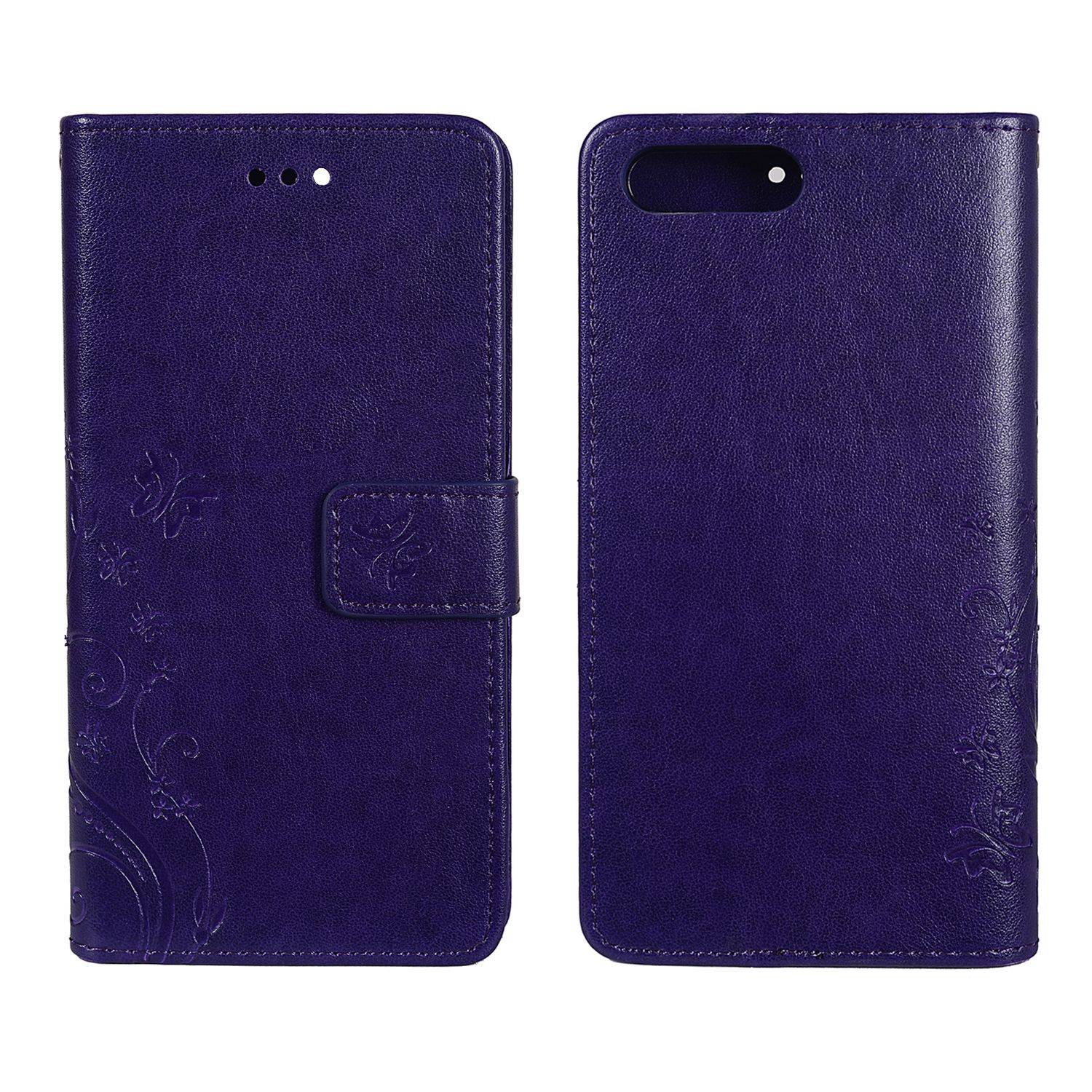 Apple iPhone 8 Plus Handyhülle Bookcover Violett