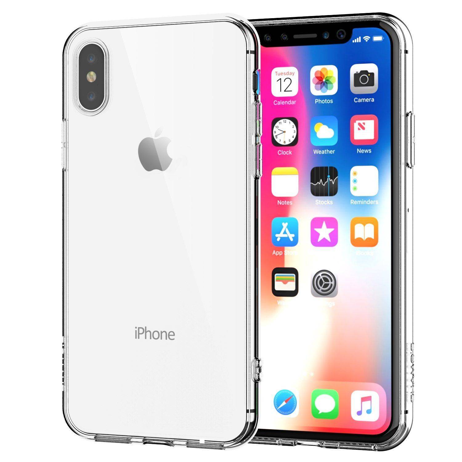 Apple iPhone X / iPhone XS Handyhülle Ultra Dünn Bumper Backcover Transparent