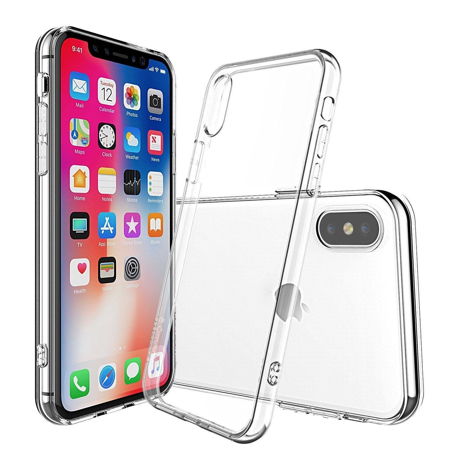 Apple iPhone X / iPhone XS Handyhülle Ultra Dünn Bumper Backcover Transparent