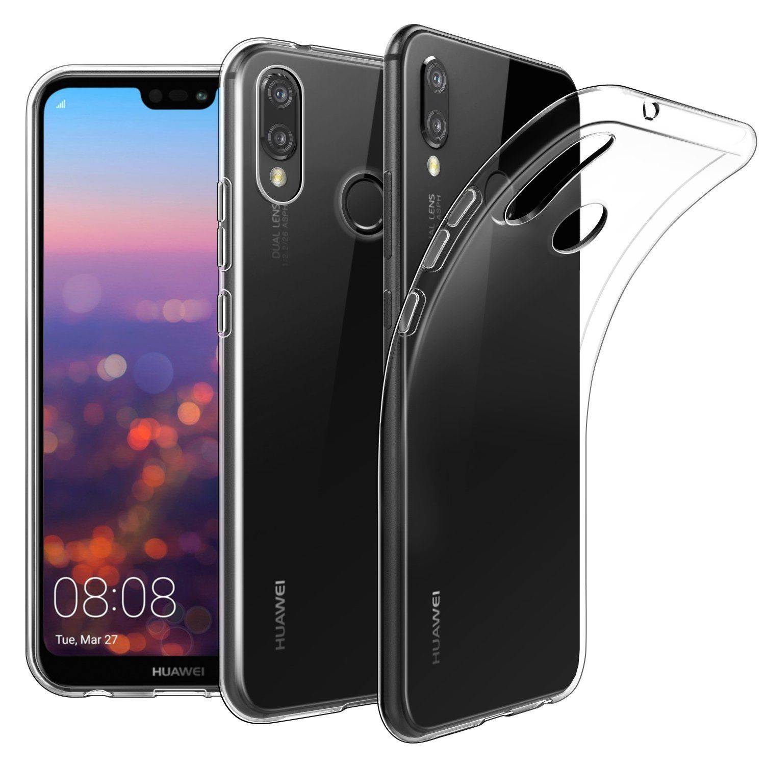 Huawei P20 Lite Handyhülle Ultra Dünn Bumper Backcover Transparent