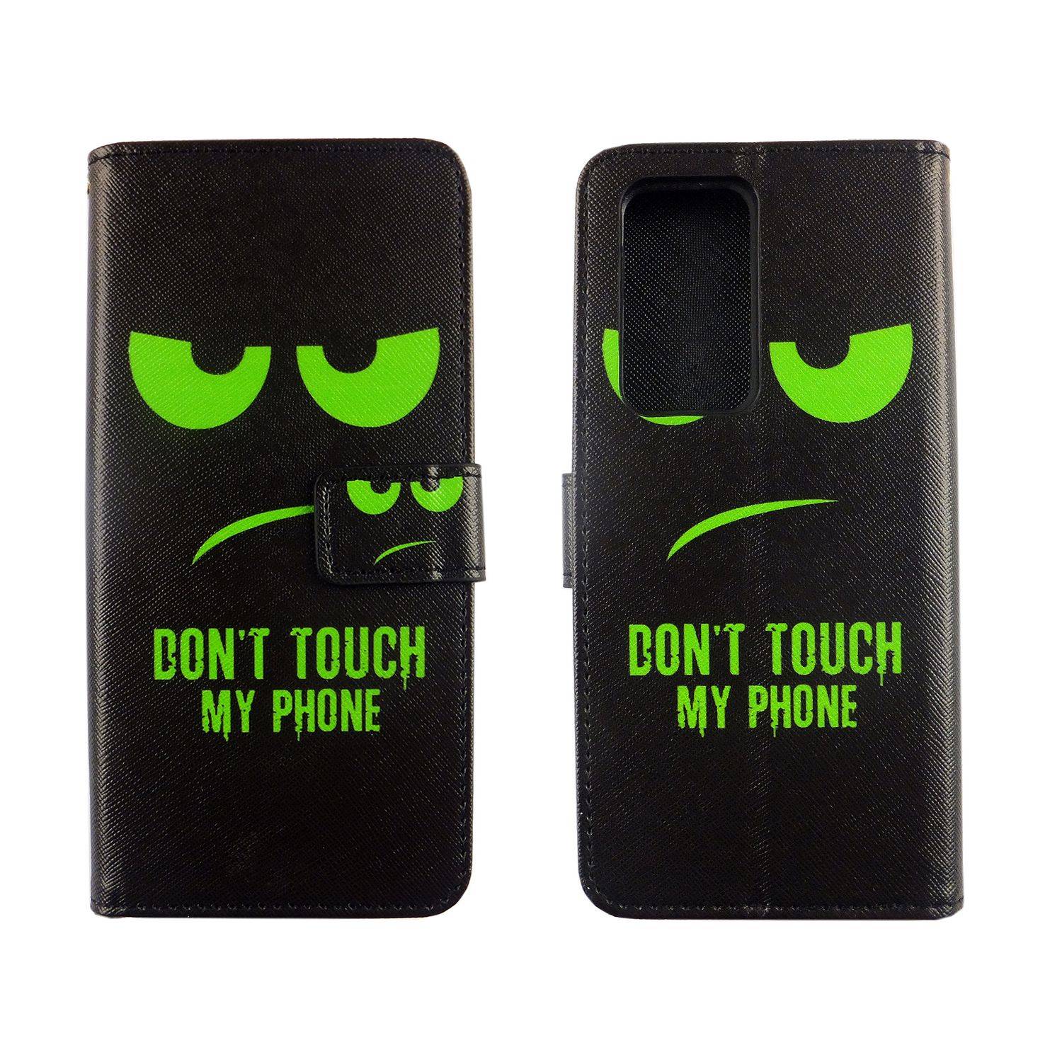 Huawei P40 Pro Handyhülle Bookcover Schwarz