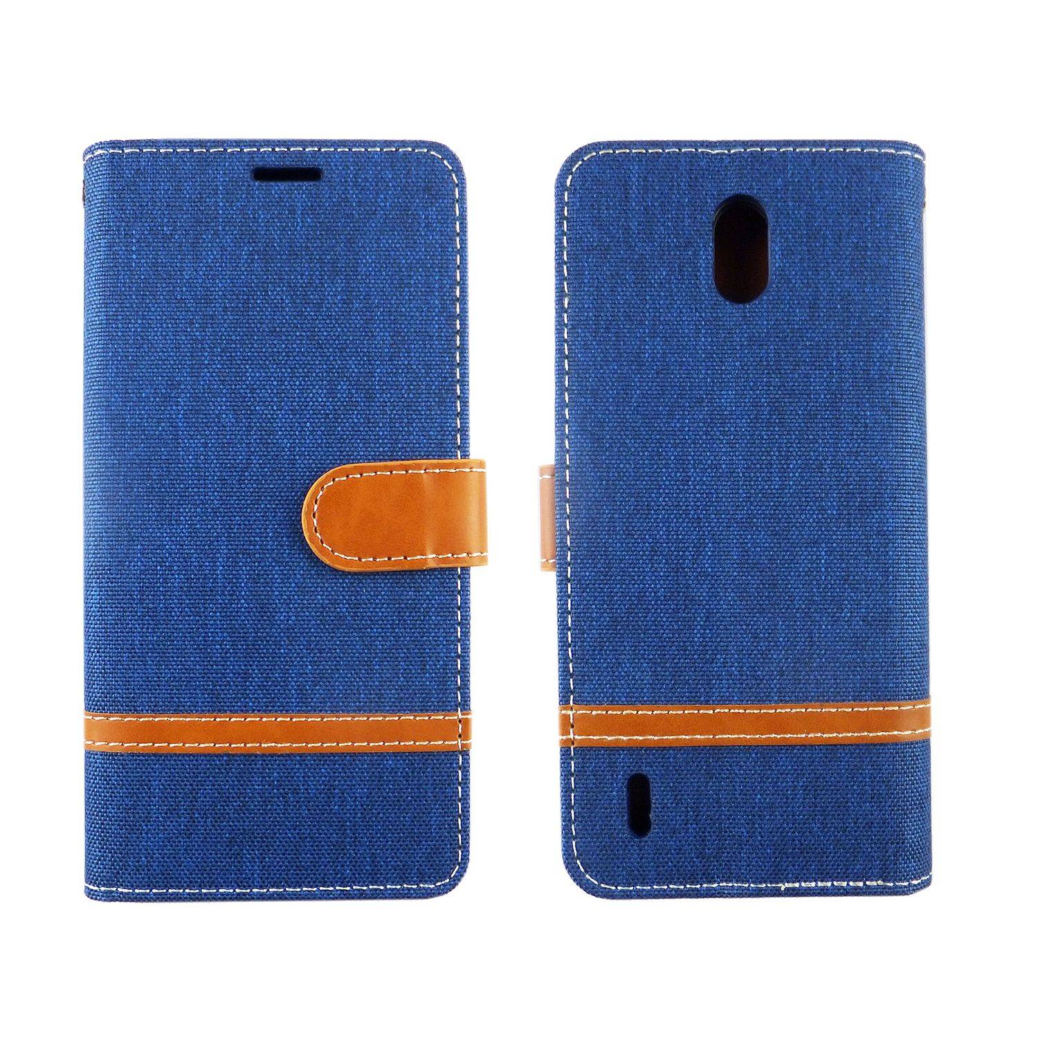 Nokia 1.3 Handyhülle Bookcover Blau