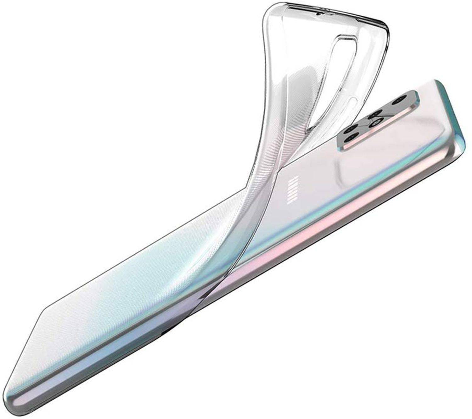 Samsung Galaxy A71 Handyhülle Ultra Dünn Bumper Backcover Transparent