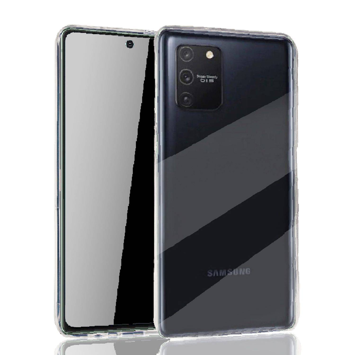 Samsung Galaxy A91 Handyhülle Ultra Dünn Bumper Backcover Transparent