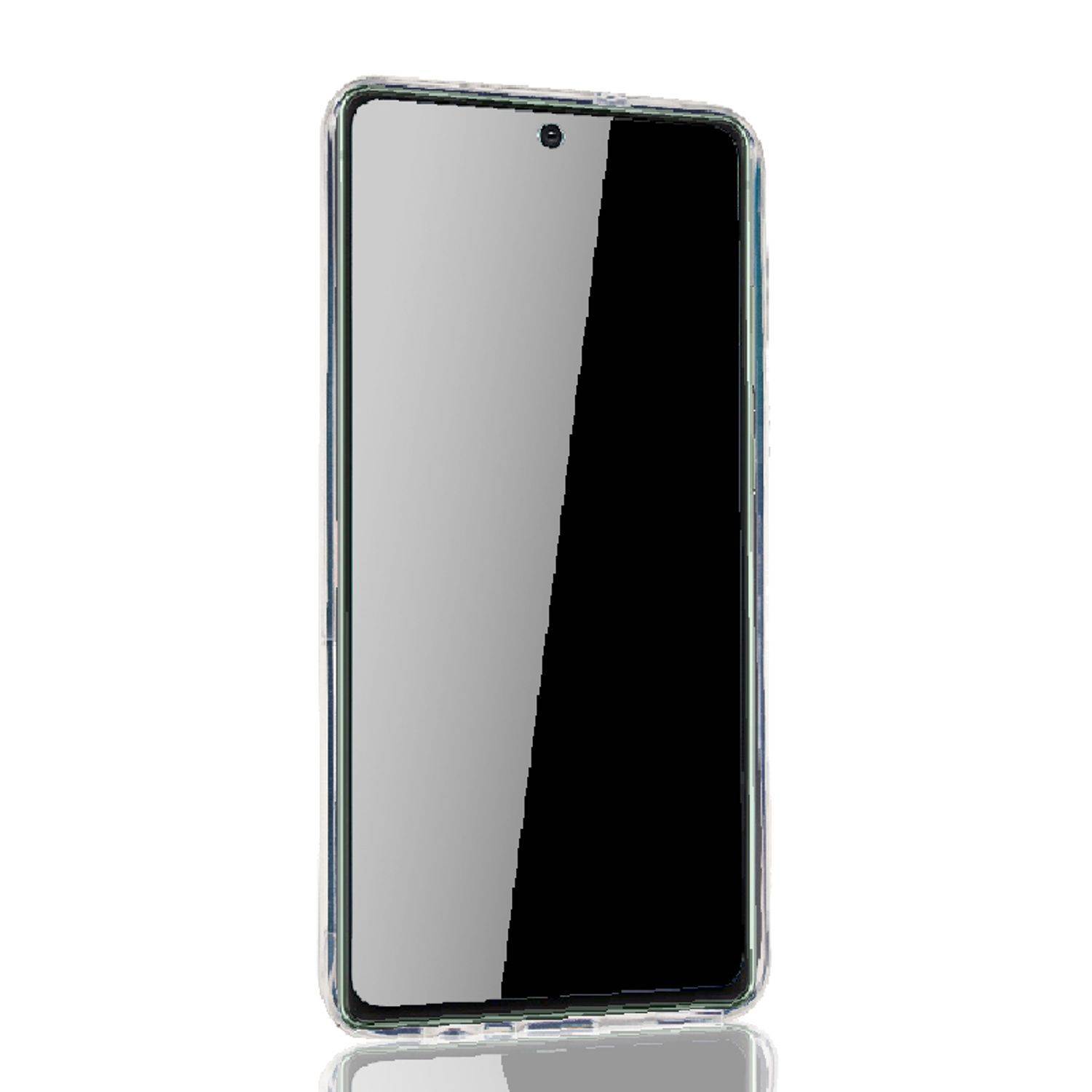Samsung Galaxy A91 Handyhülle Ultra Dünn Bumper Backcover Transparent