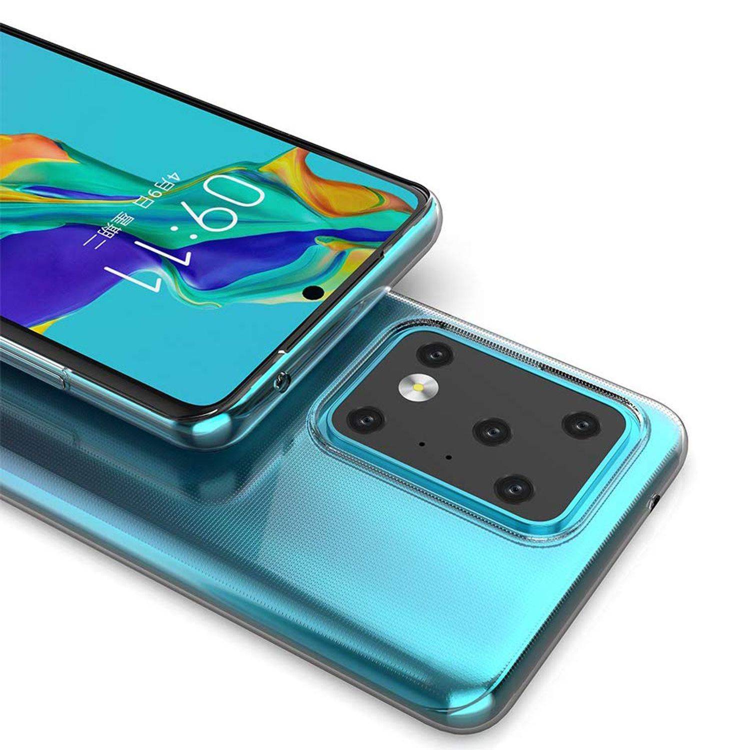 Samsung Galaxy S20 Ultra Handyhülle Ultra Dünn Bumper Backcover Transparent