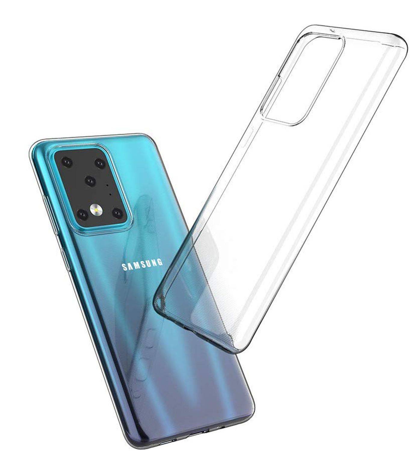 Samsung Galaxy S20 Ultra Handyhülle Ultra Dünn Bumper Backcover Transparent