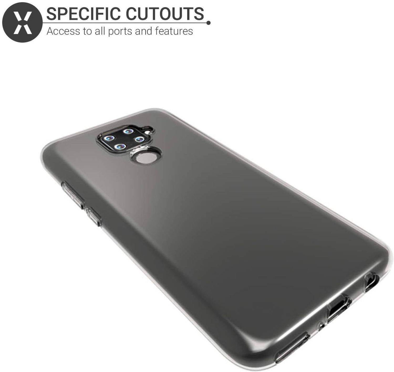 Huawei Mate 30 Lite Handyhülle Ultra Dünn Bumper Backcover Transparent
