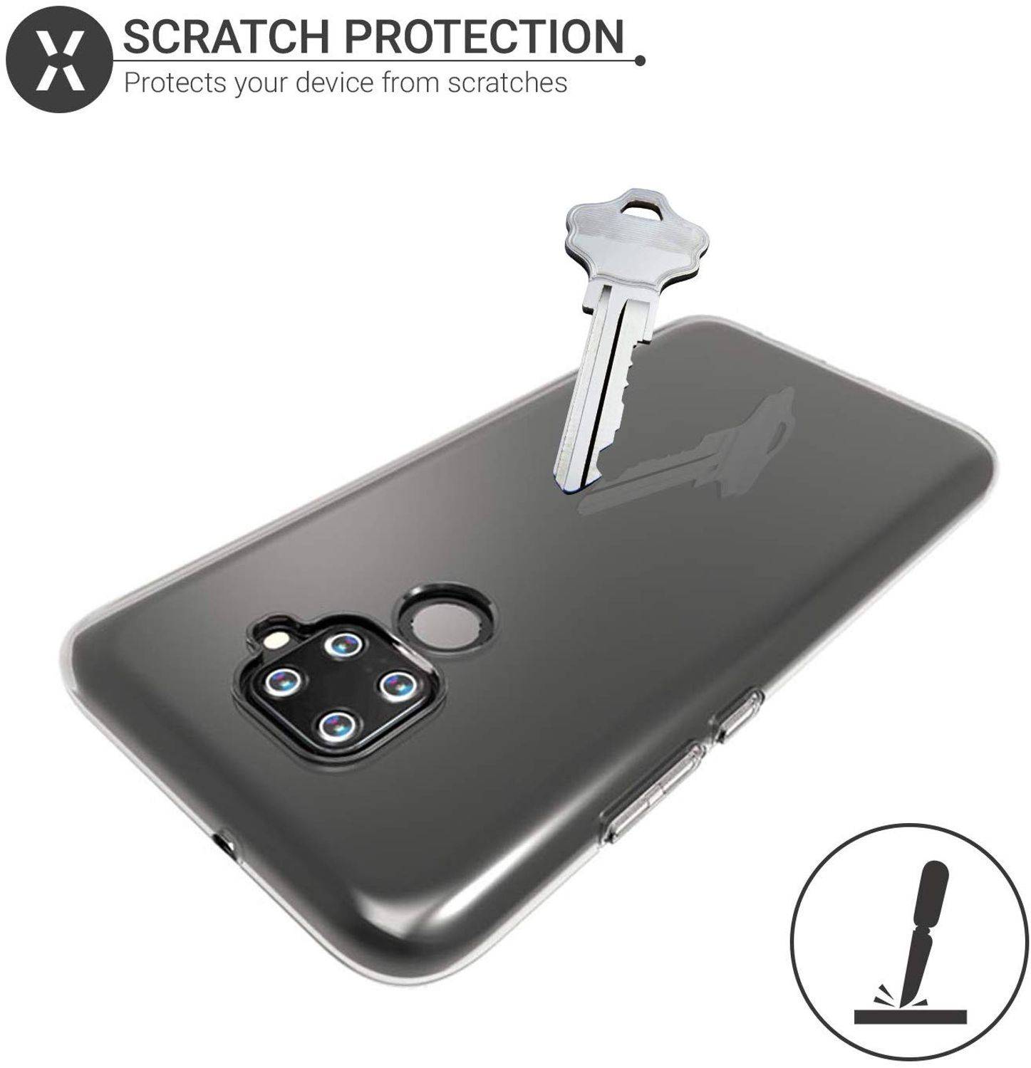 Huawei Mate 30 Lite Handyhülle Ultra Dünn Bumper Backcover Transparent