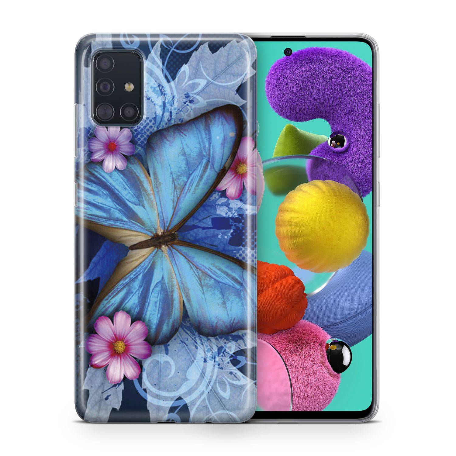 Samsung Galaxy A42 5G Handyhülle Backcover Blau