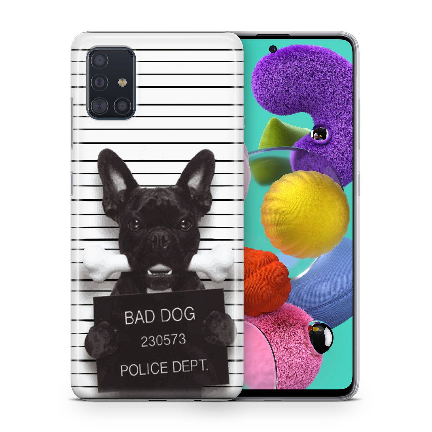 Samsung Galaxy A51 Handyhülle Backcover Weiß