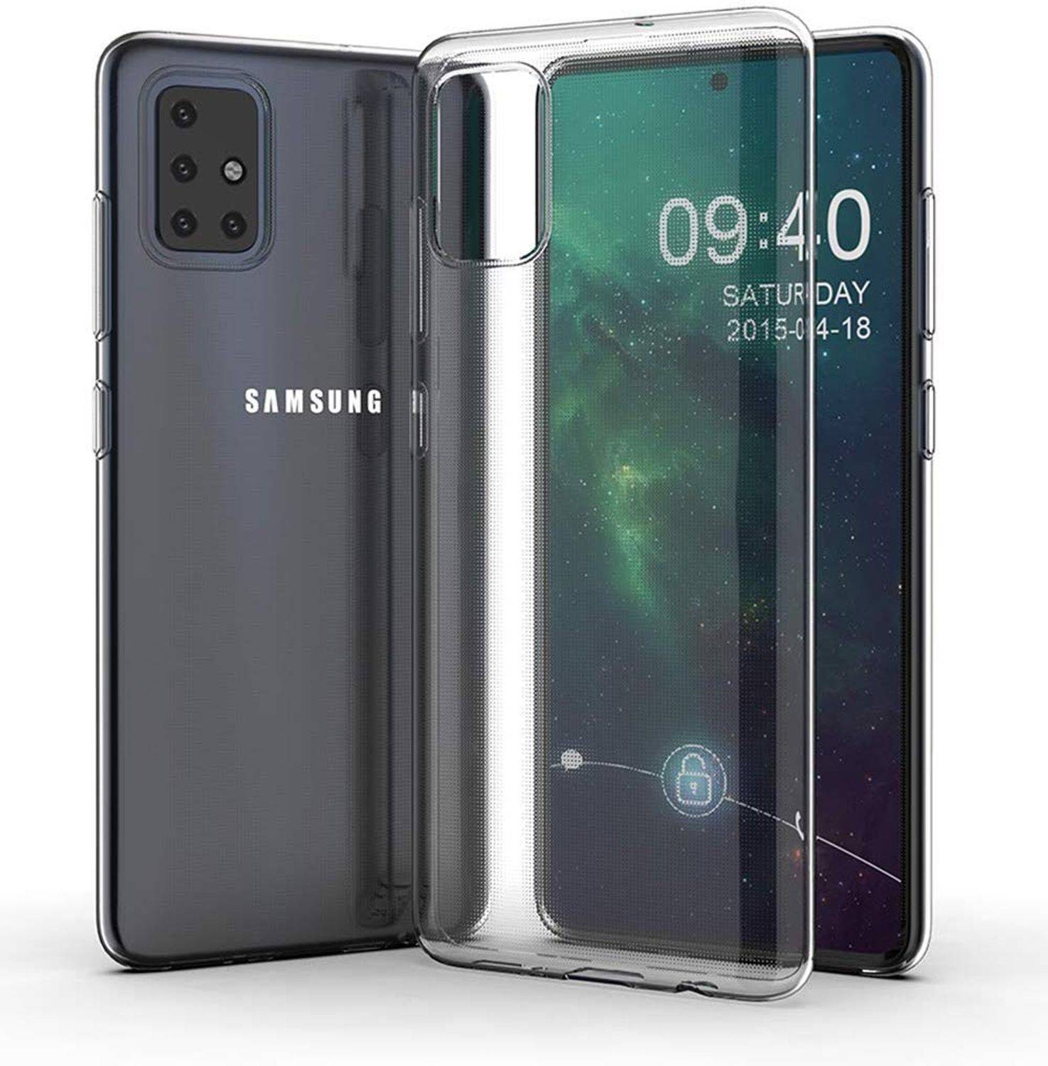 Samsung Galaxy A51 Handyhülle Backcover Transparent