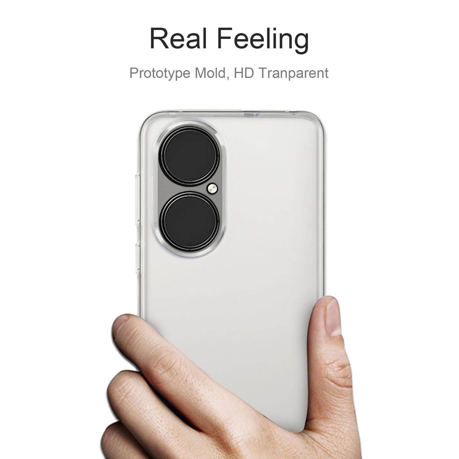 Huawei P50 Schutzhülle Backcover Transparent