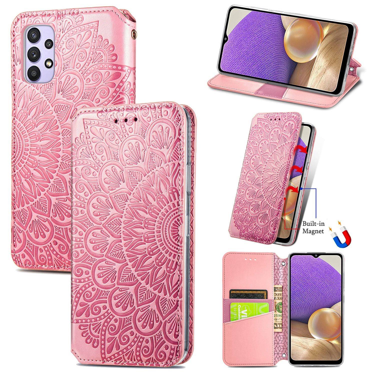Samsung Galaxy A32 5G Schutzhülle Handyhülle Rosa