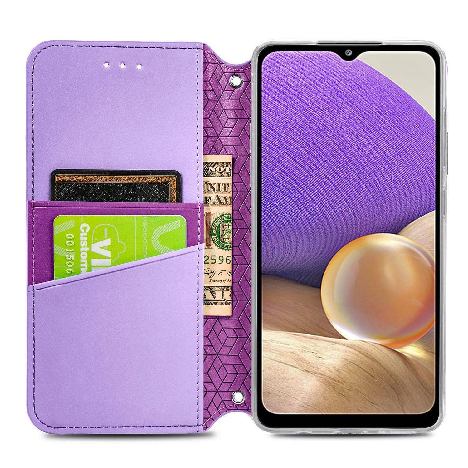 Samsung Galaxy A32 5G Schutzhülle Handyhülle Violett