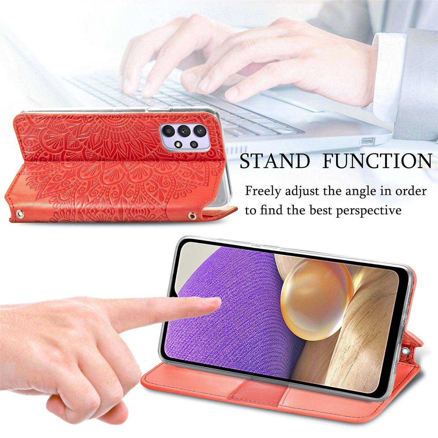 Samsung Galaxy A32 5G Schutzhülle Handyhülle Rot