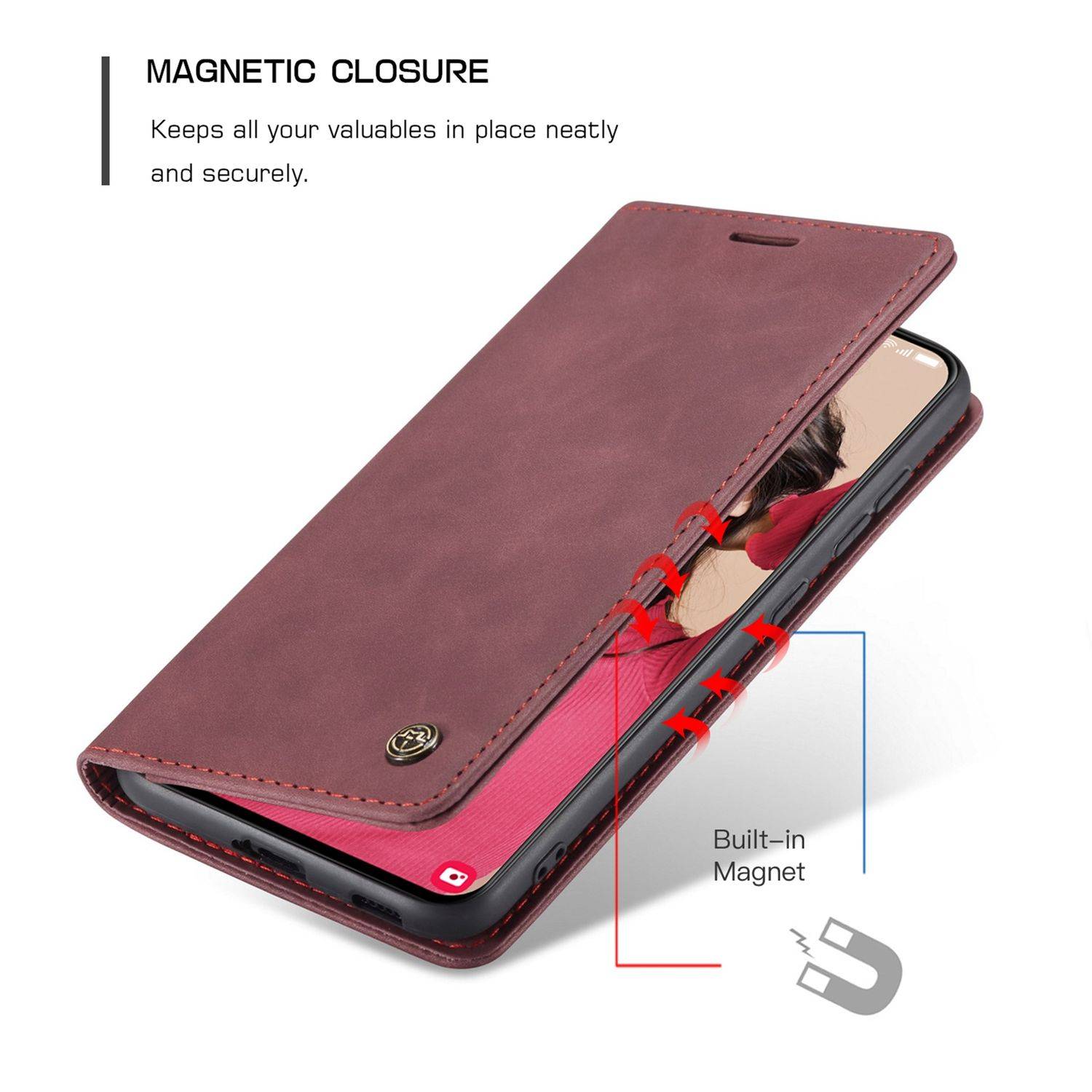 Samsung Galaxy S21 FE Schutzhülle Handyhülle Rot
