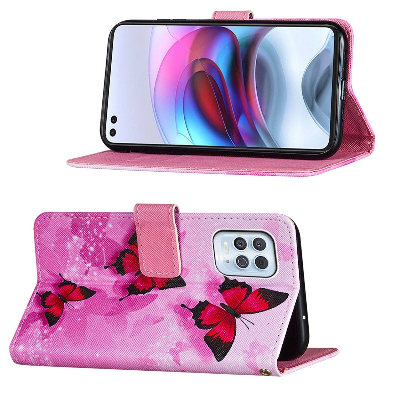 Motorola Moto G100 Schutzhülle Handyhülle Rosa