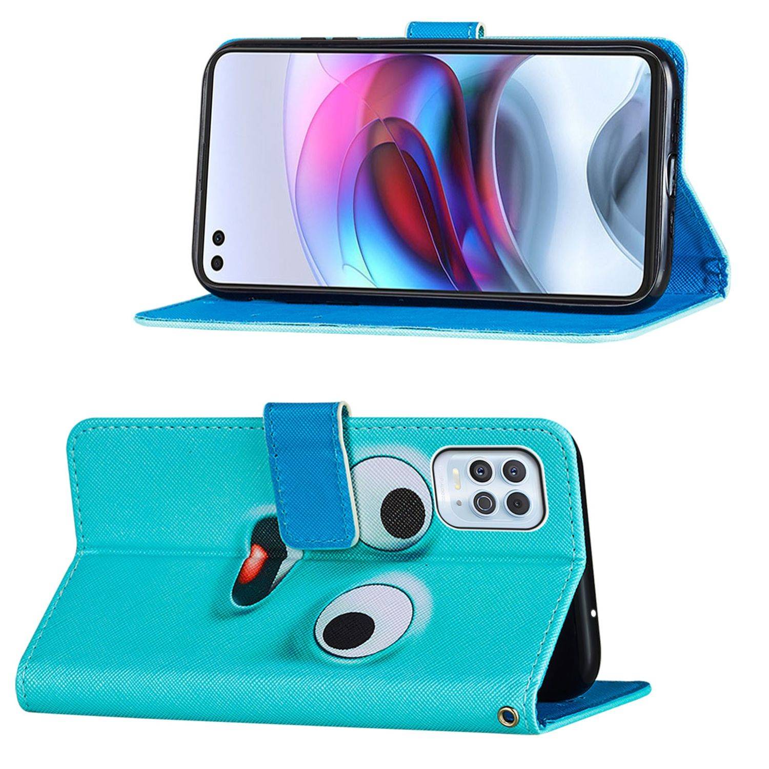 Motorola Moto G100 Schutzhülle Handyhülle Blau