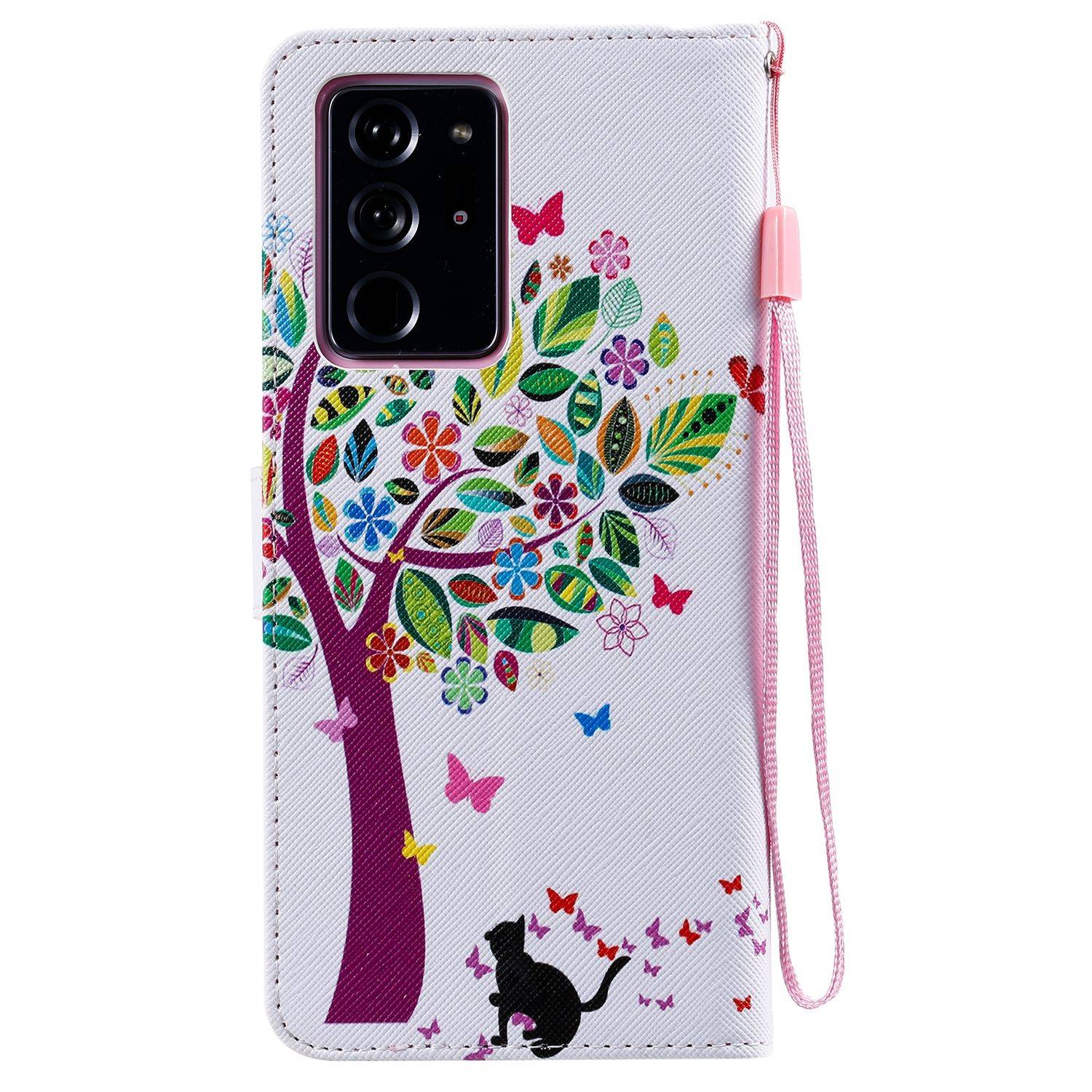 Hülle kompatibel mit Samsung Galaxy Note 20 Ultra Kunstleder Handyhülle - Handy Case Mehrfarbig