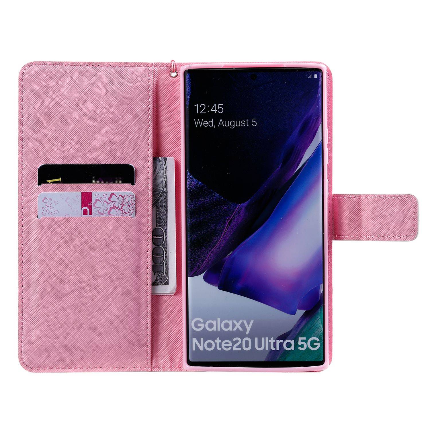 Hülle kompatibel mit Samsung Galaxy Note 20 Ultra Kunstleder Handyhülle - Handy Case Mehrfarbig