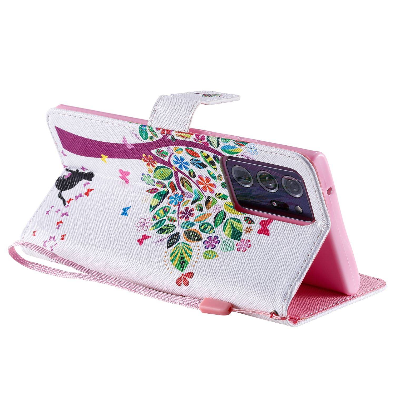 Hülle kompatibel mit Samsung Galaxy Note 20 Ultra Kunstleder Handyhülle - Handy Case Mehrfarbig