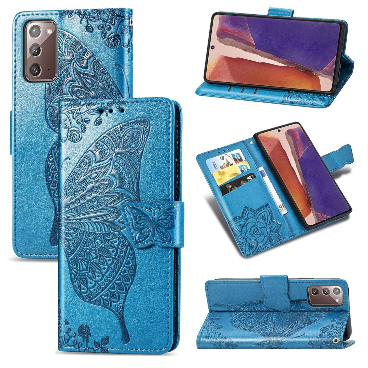 Samsung Galaxy Note 20 Schutzhülle Handyhülle Blau