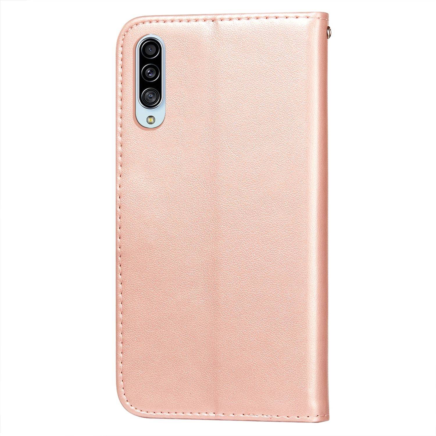 Hülle kompatibel mit Samsung Galaxy A90 5G Kunstleder Handyhülle - Handy Case Rosa