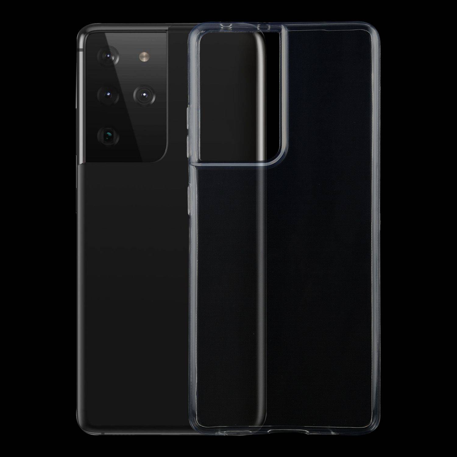 Samsung Galaxy S21 Ultra Schutzhülle Backcover Transparent