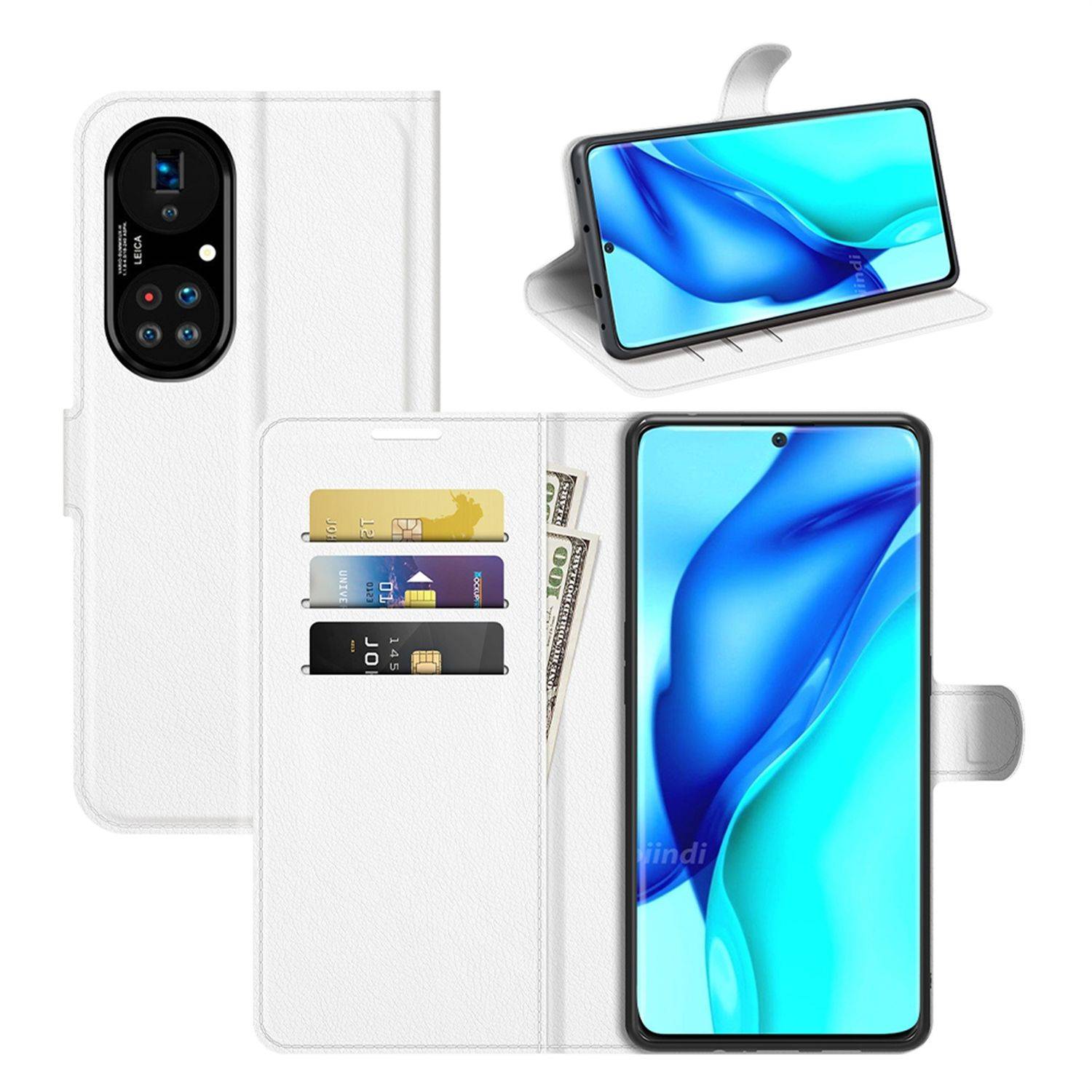 Huawei P50 Pro Schutzhülle Handyhülle Weiß