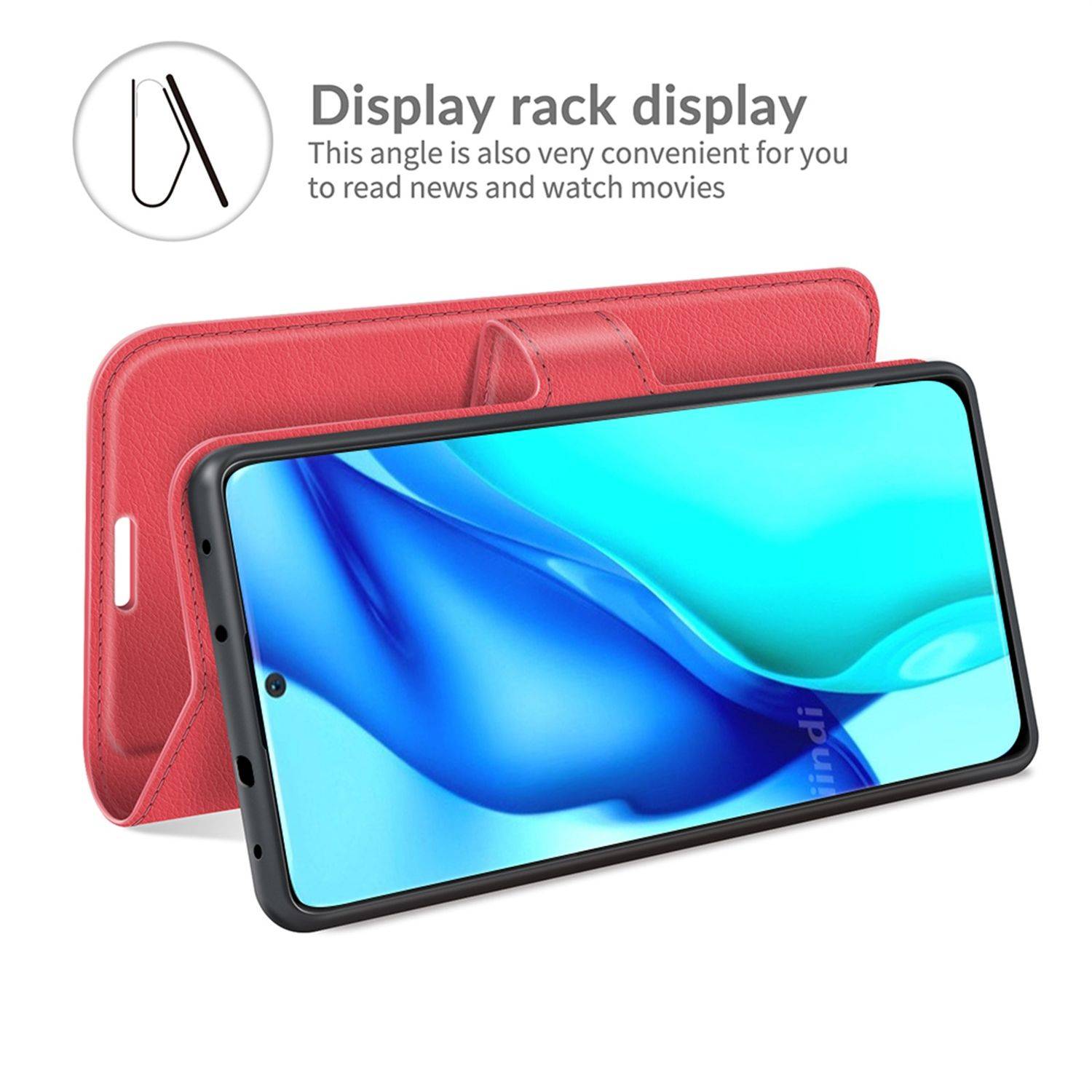 Huawei P50 Pro Schutzhülle Handyhülle Rot