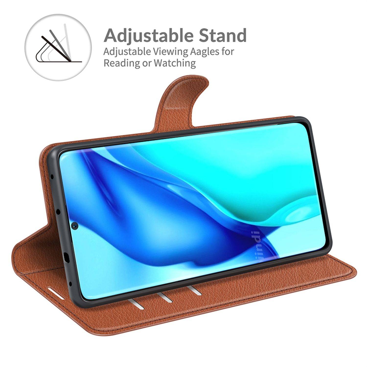 Huawei P50 Pro Schutzhülle Handyhülle Braun