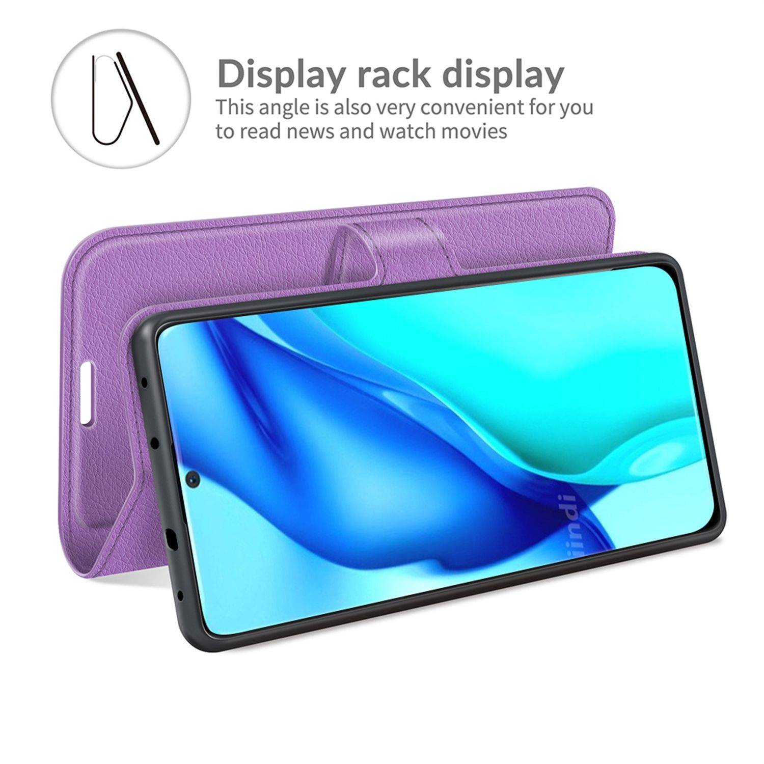 Huawei P50 Pro Schutzhülle Handyhülle Violett