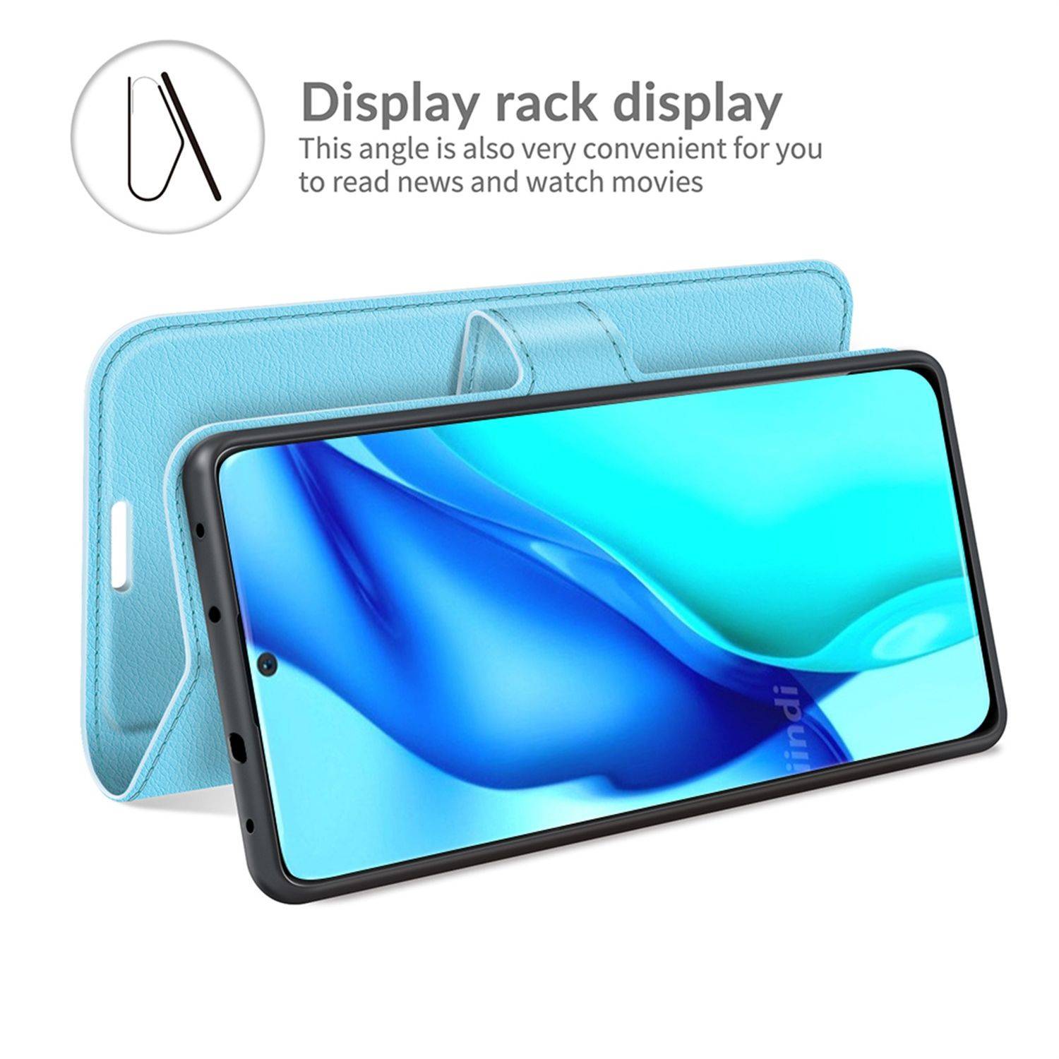Huawei P50 Pro Schutzhülle Handyhülle Blau