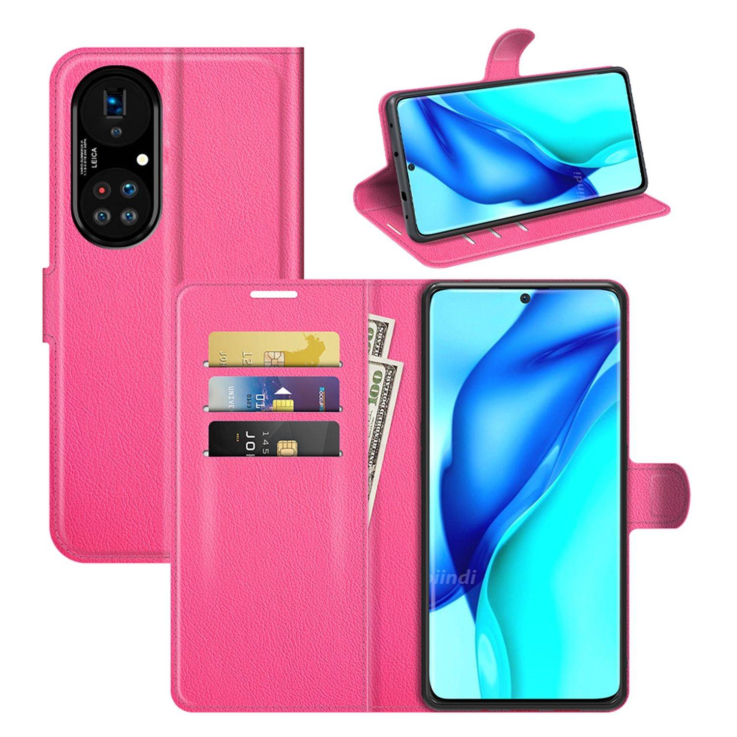 Huawei P50 Pro Schutzhülle Handyhülle Rosa