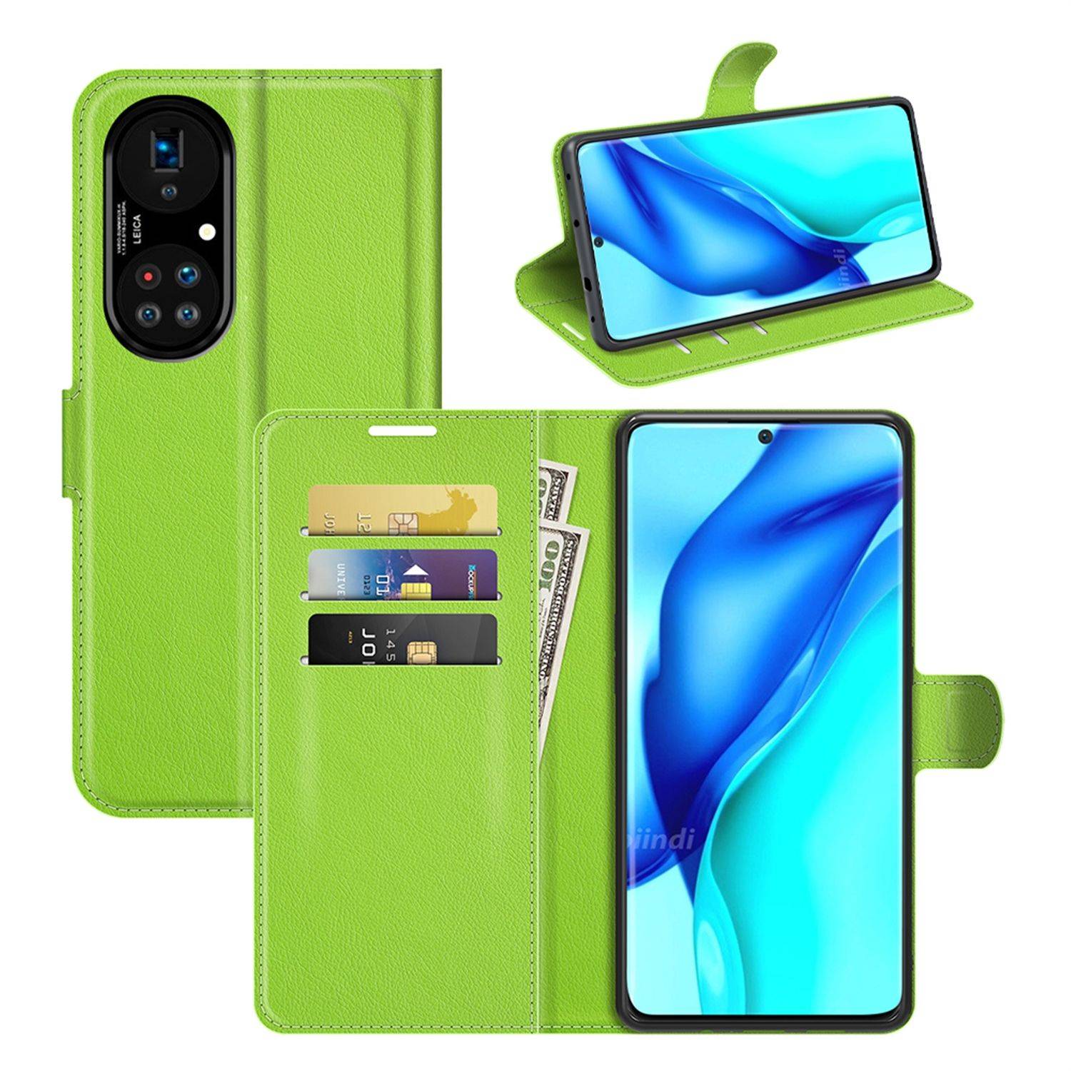 Huawei P50 Pro Schutzhülle Handyhülle Grün