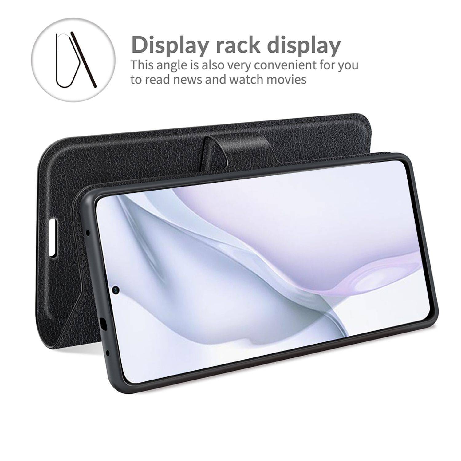 Huawei P50 Pro Schutzhülle Handyhülle Schwarz