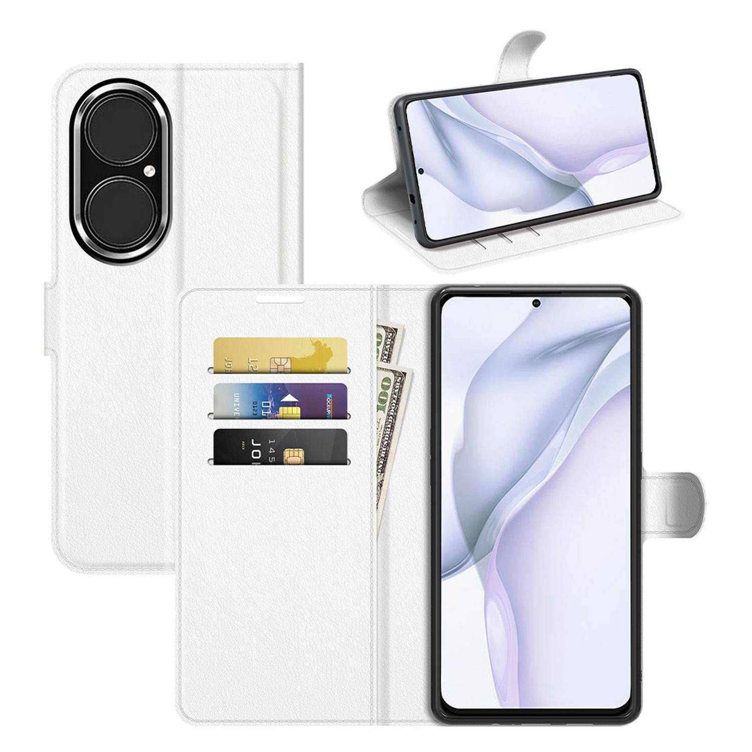 Huawei P50 Pro Schutzhülle Handyhülle Weiß