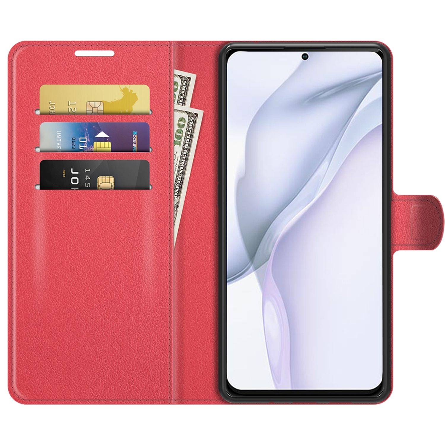Huawei P50 Pro Schutzhülle Handyhülle Rot