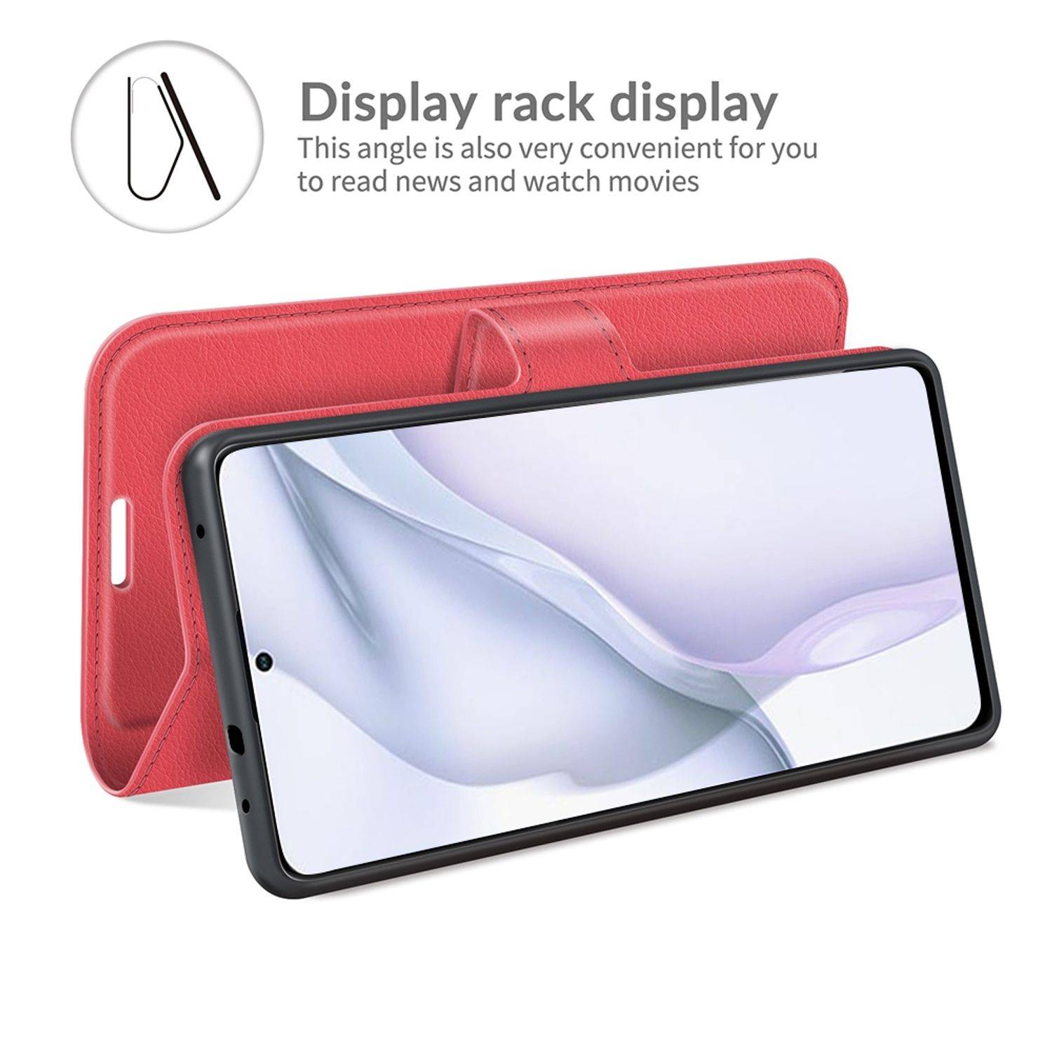 Huawei P50 Pro Schutzhülle Handyhülle Rot
