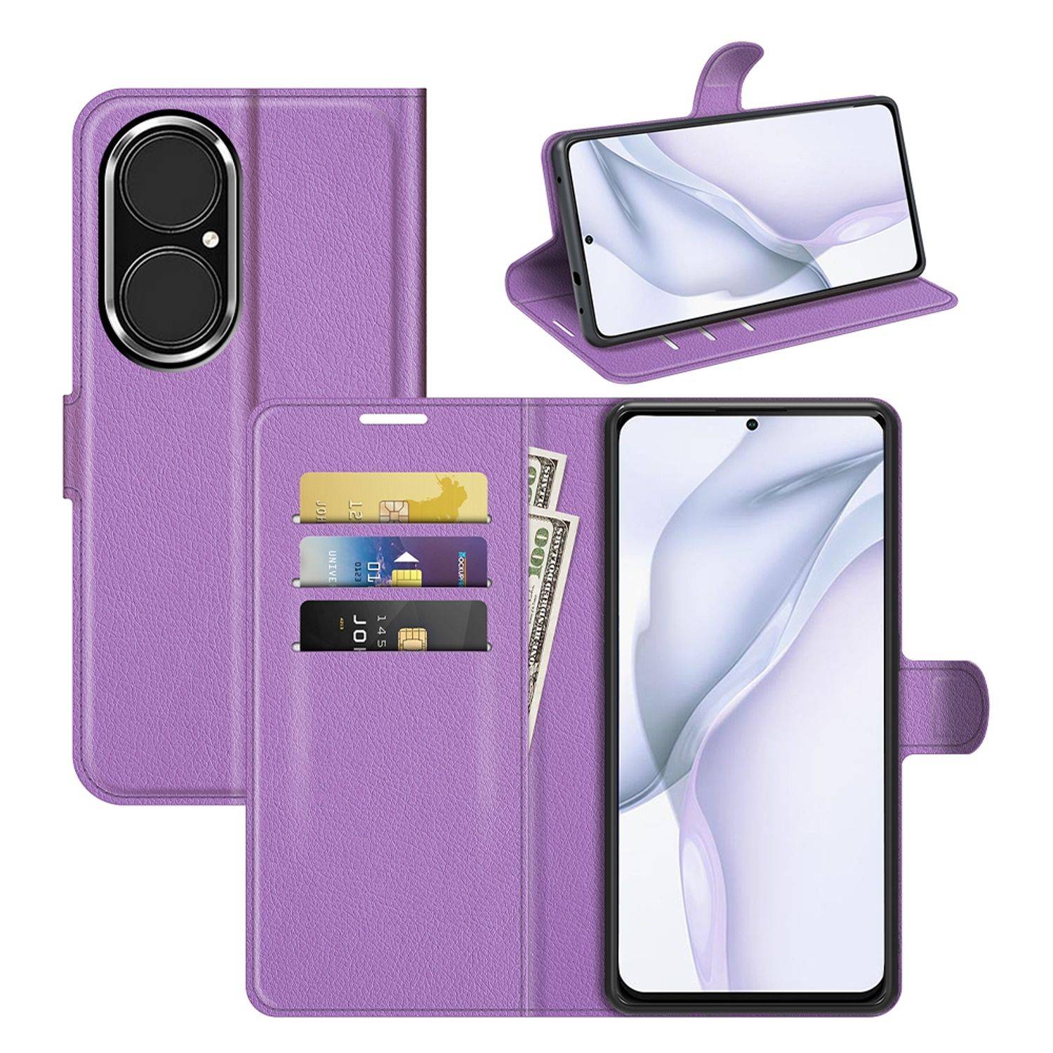 Huawei P50 Pro Schutzhülle Handyhülle Violett