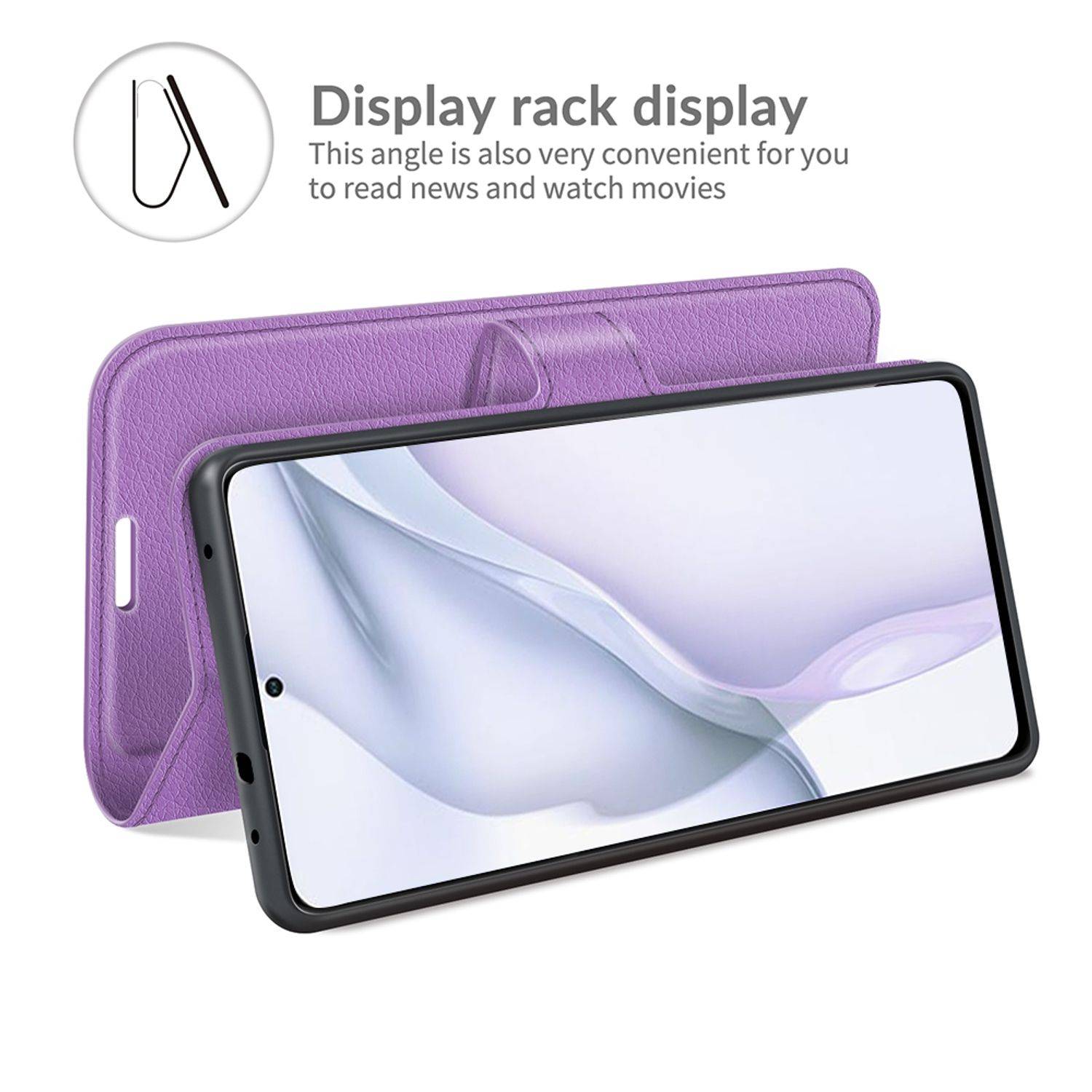 Huawei P50 Pro Schutzhülle Handyhülle Violett