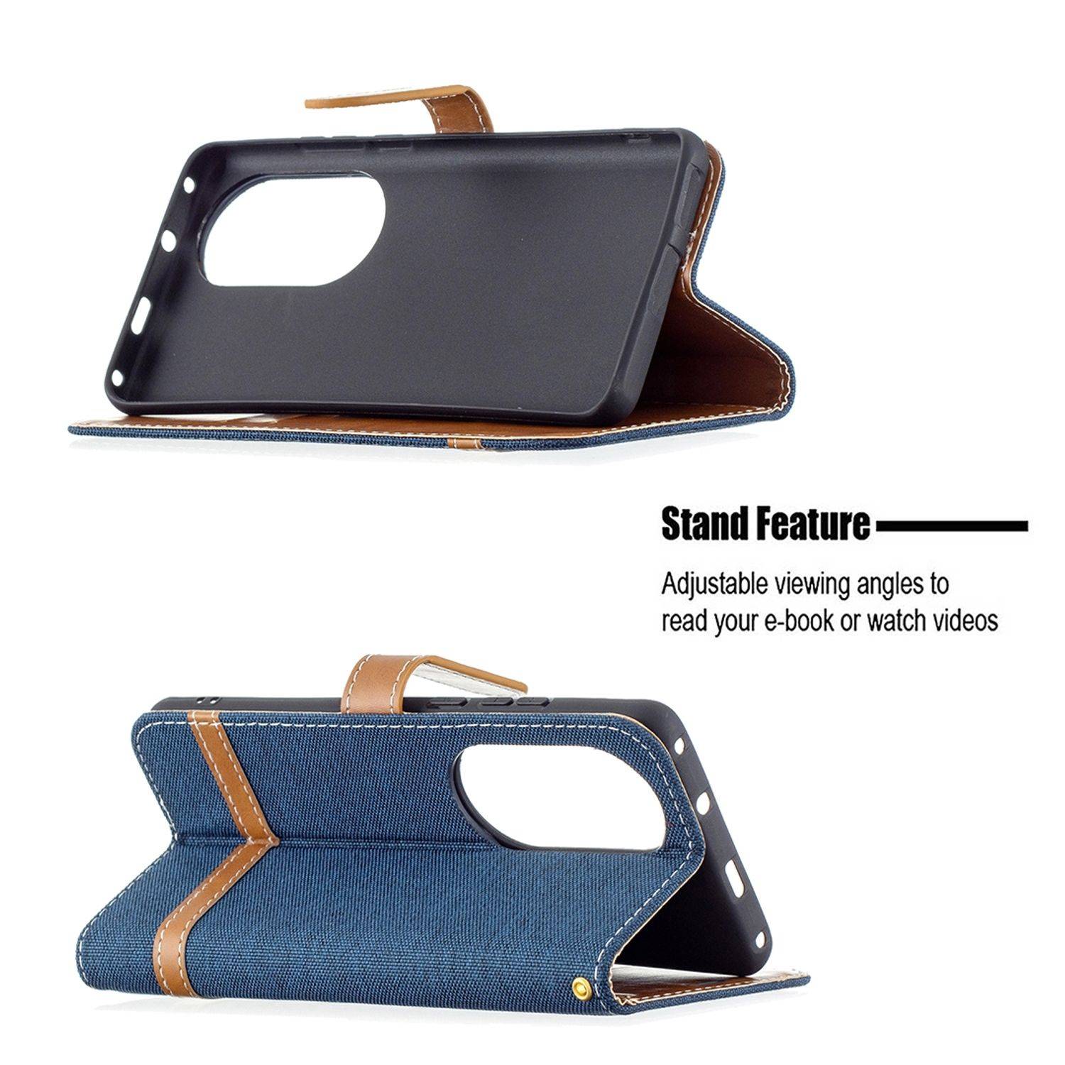 Huawei P50 Pro Schutzhülle Handyhülle Blau