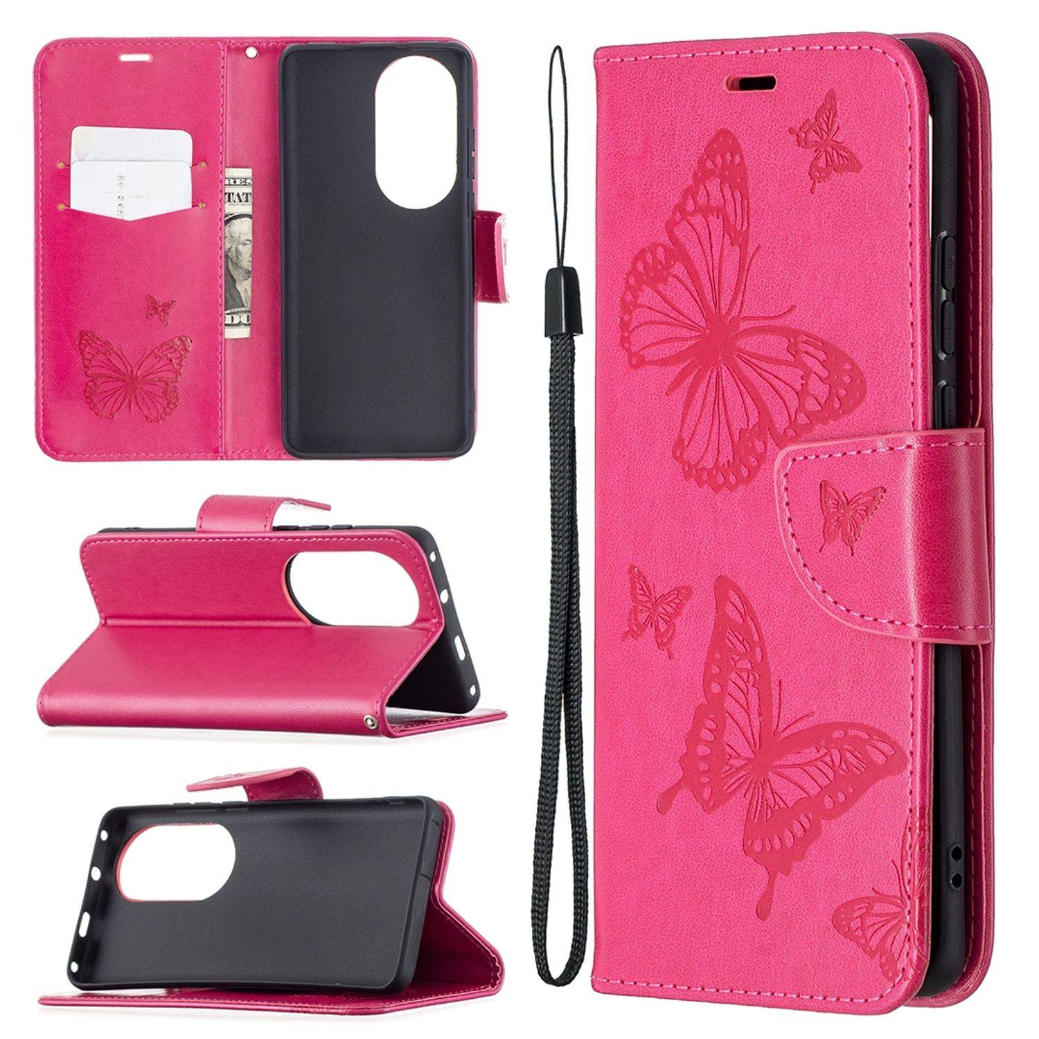 Huawei P50 Pro Schutzhülle Handyhülle Rosa