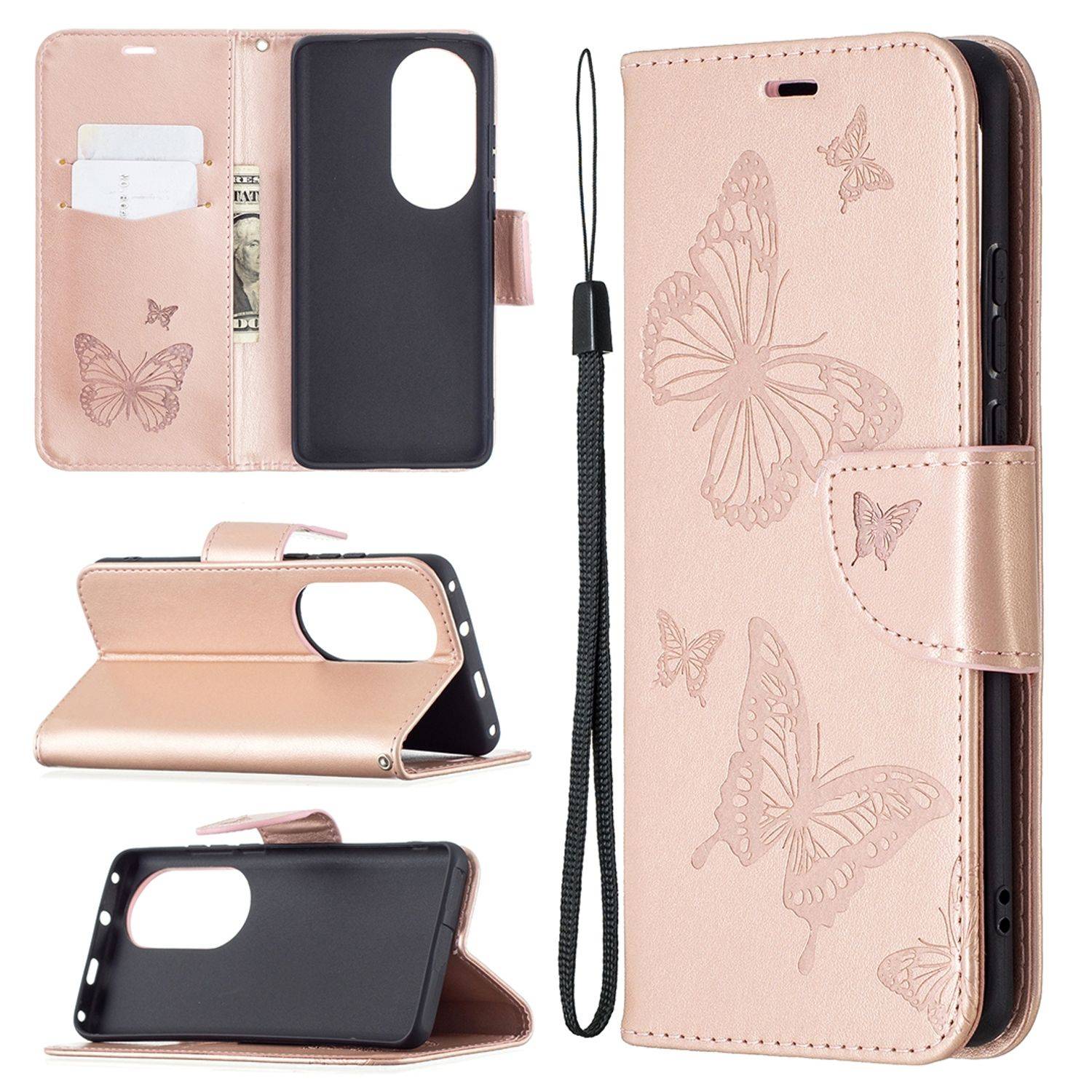 Huawei P50 Pro Schutzhülle Handyhülle Rosa